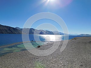 Pangong tso lake photo